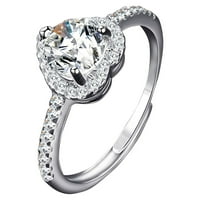 мњин прстен висока атмосфера жива уста прстен двојка прстен накит бела 34