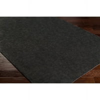 Уметнички ткајачи Агата црна модерна модерна 5 '7'6 Областа килим