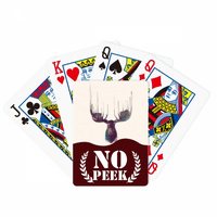 Ирваси Главата На Животните Уметнички Ефект Шарени Ѕиркаат Покер Играње Карти Приватна Игра