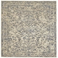 Маргау модерен украсен килим, крем сив, 1ft - 9in 2ft - 10in accent килим