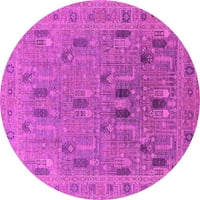 Ахгли Компанија Внатрешна Тркалезна Ориентална Розова Индустриска Област Килими, 4 ' Круг