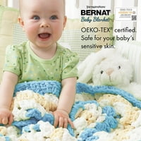 Bernat® Baby Black Супер гломазна полиестерска предиво, бебешки сиви 10,5oz 300g, дворови