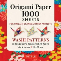 Оригами Хартија Ваши Обрасци 1, Листови: Хартија За Оригами Од Татл: Висококвалитетни Двострани Листови За Оригами Отпечатени Со Различни Дизајни