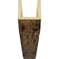 Ekena Millwork 12 W 10 H 10'l 3-страничен пеки кипарис ендуратан фау дрво тавански зрак, премија на возраст