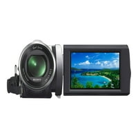 Sony Handycam HDR -PJ - Камкордер со проектор - 1080i - 1. MP - Оптички зум - Карл Зеис - Флеш картичка - Сребрена