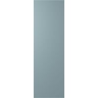 Ekena Millwork 15 W 71 H TRUE FIT PVC Diagonal Slat модерен стил фиксирани ролетни за монтирање, мирно сино