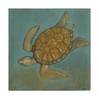 Трговска марка ликовна уметност „Море желка II“ платно уметност од Норман Вајат