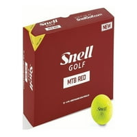 Snell MTB црвени топки за голф, жолти, пакувања