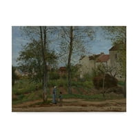 Куќи на ликовна уметност во трговска марка во Bougival 'Canvas Art by Camille Pissarro