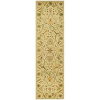 Антиката Тоиреаса Традиционален Килим Од Цветна Волна, 'Рѓа, 6' 6 ' Круг