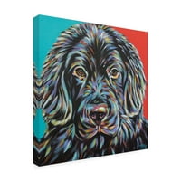 Трговска марка ликовна уметност 'Canine Buddy I' Canvas Art by Carolee Vitaletti