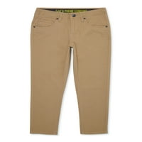 Ли Момци Премиум тенок панталони со двојки, големини 8- и хаски