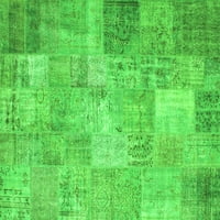 Ахгли Компанија Затворен Правоаголник Крпеница Зелена Преодна Површина Килими, 2'5'