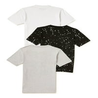 Графички маици со кратки ракави на Тони Хоук, 3-пакувања, големини 4-16