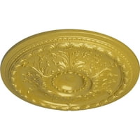 28 OD 3 4 P Стокпорт Медалјон, богато злато со рачно насликано