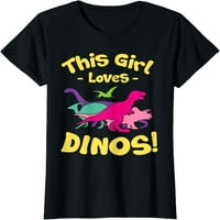 Оваа Девојка Сака Диноси - Смешни Диносаурус Љубовник Подарок Маица