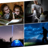 myclong Lumens Супер Мали Мини LED Фенерче, Зумирање Фенерче Со Јаже&Клип, Режими, IP Водоотпорен, За Кампување Пешачење, Итни