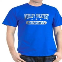 Cafepress - најголемата дедо темна маица во светот - памучна маица