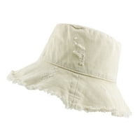 шапка за Кофа за жени Капа За Сонце Со Ув Заштита Ув Зраци Пакет И Стилски Широки Летни Капи Д + една големина
