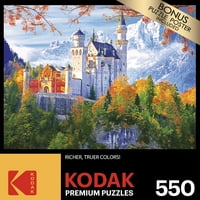 CRA-Z-ART KODAK 550-парчиња Нојшванштајн замок Баварија Германија за возрасни сложувалка