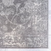 Уникатна разбојност на синобел традиција килим 8 '4 8' 4 , темно сива боја