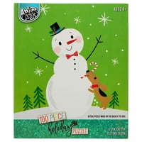 Божиќни сложувалки, „Среќен снежен човек“, 1 пакет