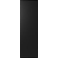 Ekena Millwork 12 W 64 H TRUE FIT PVC Diagonal Slat модерен стил фиксирани монтирани ролетни, црна