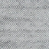 Уметнички ткајачи Катагами светло сива модерна 2'6 8 'килим во областа