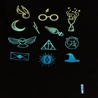 Икони за момчиња Хари Потер Графичка маица 2-пакет, големина 4-18
