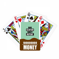 Гас Спојката Смена Повторете Арт Деко Мода Покер Играње Карти Смешни Рака Игра